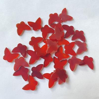 China No Hot Butterfly Shape Natural Red Agate For Pendant for sale