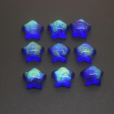 China No Star Wholesale Cabochon Dichroic Glass Gemstone for sale