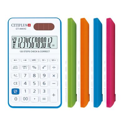 China CT-444VC Multi-Purpose Cheap Handheld Price Calculator Colorful Pocket Calculator With Digit 8 Good As Promotional Gift for sale