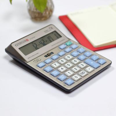 China General Purpose Calculator CITIPLUS CT-2012EK Cheap Price English Speaking 12 Digits Big Size Calculator for sale