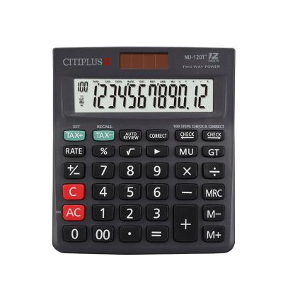 China Electric Tax Calculator CITIPLUS MJ-120T Cheap Price Electric Calculator with 12 Digits Check&correct and Tax Function for sale