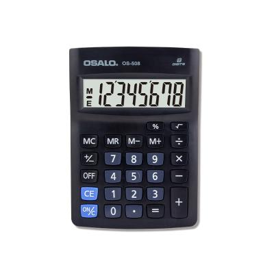 China OSALO OS-508 China General Purpose Calculator China Custom Logo With 8 Digit Desktop Calculator For Office for sale