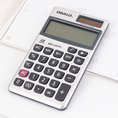 China With Leather Case High Quality Solar Digit 12 Calculators For Students With Cover for sale