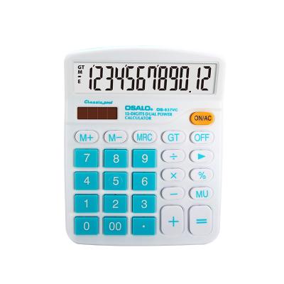 China Wholesale Cheap Price 837 VC 12 Digital General Purpose Calculator With Dual Power Office Desktop Calculator Good As Promotional Gift for sale