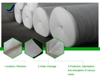 China 8-10kN/m Drainage Geotextile Filter Fabric For Road Maintenance for sale