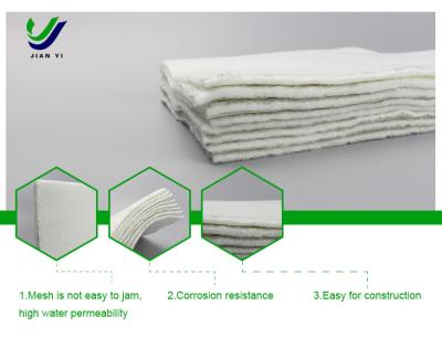 China Separation Staple Fiber Geotextile 2m~6m Width Preventing Pollution Spread for sale