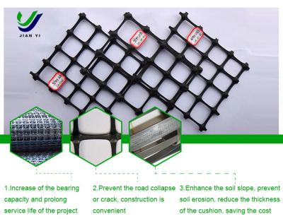 China Acid Resistant Biaxial Polypropylene Geogrid Supporting Slope Planting Mat for sale