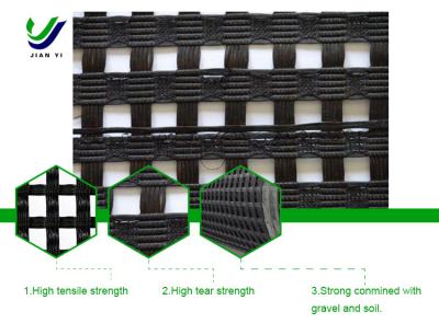 Κίνα Το Geogrid Dacron χρησιμοποιείται για την πρόληψη της απώλειας λιβαδιού και τη βελτίωση της σταθερότητας του δρόμου. προς πώληση