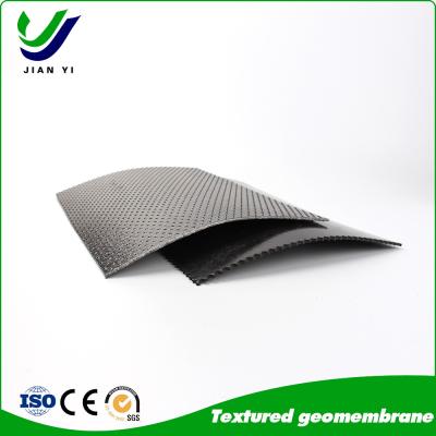 China Anti Sliding And Erosion HDPE Textured Geomembrane With Column Point Structure for sale