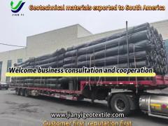 Geotechnical materials exported to South America