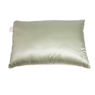 China silky mulberry satin pillow case made of high quality summer skin-friendly green silk for hair and skin for sale