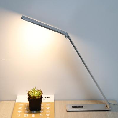 China Dimming Foldable Led Desk Light 7W 525lm MA84 5 Steps USB Rechargeable Metal Hotel Desk Lamp Sensitive Control Dimming Reading LED Table Lamp for sale