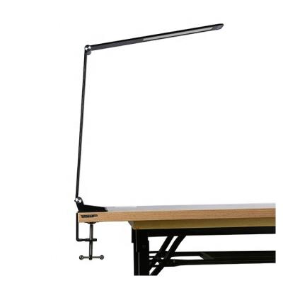 China USB LED Clip Lamp MA70E Eye-Care Flexible Swing Arm Long Led Clip Desk Lamp Metal Shine Adjustable Folding Reading Table Lamp for sale