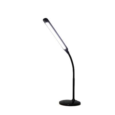 China 24.5cm Long Aperture Luminescent Novelty Touching Control Gooseneck Study Reading Led Rechargeable Led Desk Lamp 7W MA29 Table Light With 3 Level Dimming for sale