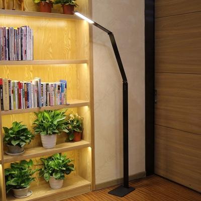 China Modern Aluminum 3 Stage Dimming Led Floor Lamp For Living Room Floor Lamp For Bedroom for sale