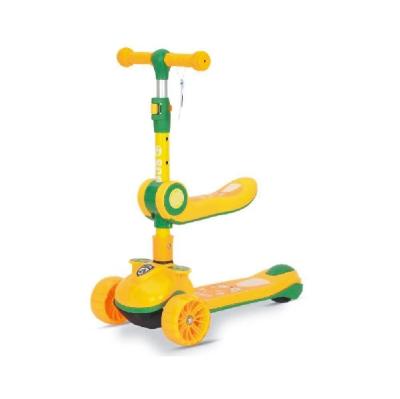 China Youth Wholesale High Quality Foldable Portable 3 Wheels Kids Children Scooter With Seat for sale