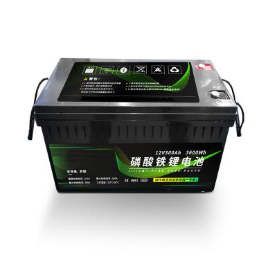 China Factory Wholesale High Capacity Battery Pack LiFePO4 12V 300Ah For Solar Power System Lithium Ion Batteries 12V 300ah for sale