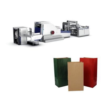 China Garment Shops Paper Bag Machine Making Automatic Kraft Paper Bag Making Machine Brown Paper Bag Machine for sale