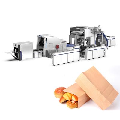 China Garment Shops Square Bottom Cement Paper Bag Making Machine Paper Bag Making Machine for sale