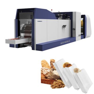 China Garment Shops China High Speed ​​V Bottom Brown Paper Bag Making Machine Automatic for sale