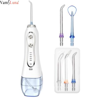 China Wireless Outdoor Water Flosser for Teeth with 5 Modes, 5 Tips, IPX7 Rechargeable Waterproof Oral Care Flosser Irrigator for Travel and Home for sale