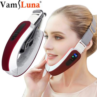 China Facial Line Face Lifting Blu Ray Beauty Instrument Red Microcurrent Massage Machine V Slim Face Lift Face Artifact for sale