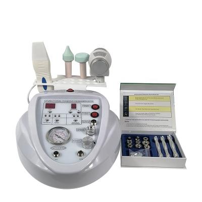 China Skin Rejuvenation Diamond Peeling Dermabrasion Skin Scrubber Microcurrent Face Lift Machine Facial Care Salon Equipment for sale