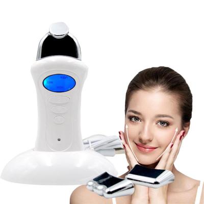 China Skin Tightening Mini Beauty Instrument Micro Current Electric Ion Plating Equipment Hand Held Tightening Face Lift Microcurrent Facial Machine for sale