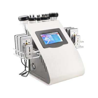 China Weight Loss 6 in 1 40K Cavitation RF Vacuum Laser Radio Frequency Slimming Fat Burning Liposuction Machine for Spa Dropshipping for sale