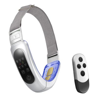 China Face Lift Device Slimming Therapy Vibration EMS V-Face Lifting Belt Facial Massager Lifting Chin Neck Anti-Wrinkles for sale