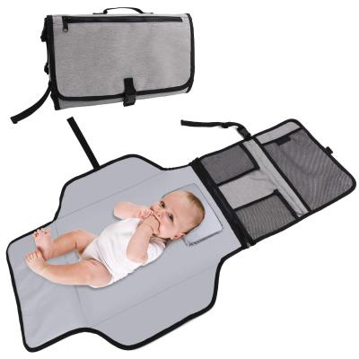 China Portable Waterproof Diaper Bag Travel Diaper PACKAGING BAG Diaper Pad Diaper Changing Quality Baby Changing Pad for sale