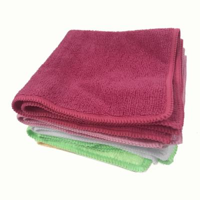 China Absorbent Cotton QUICK DRY Polyester Knitted Hand Towel Soft Square Quick Dry Microfiber Fabric Yard For Bath Towel for sale