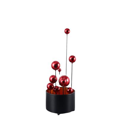 China Distributor Direct Selling Originality Minimalist Lightweight Metal Round Ball Christmas Tree Ornaments for sale