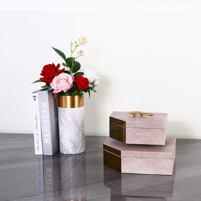 China copper & 2021 SELIN Distributor Wholesale Delicate Irregular copper wooden foreskin and wooden jewelry storage box trinket box for sale