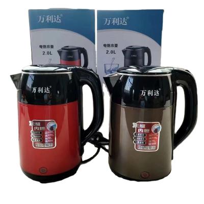 China 360 Degree Home Appliance 220v Base Rotation Stainless Steel Plastic Shell Electric Kettle for sale