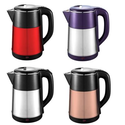 China Yes Basic 360 Degree Auto Shut Off And 1500 Rotation Power , Spray Paint Red Stainless Steel Electric Kettles for sale