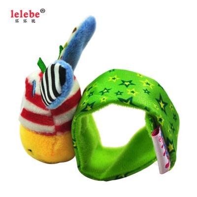 China 2020 Educational kids toy wrist band toys children's gifts souvenir lelebe soft plush animals for early learning toys for sale