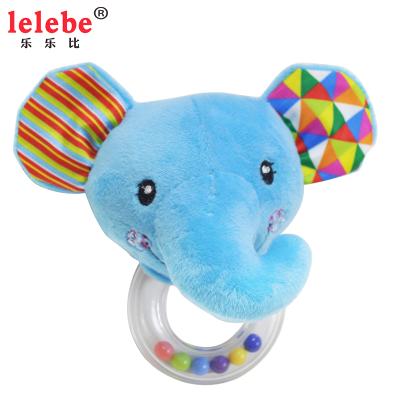 China 2020 New Soft Toy Elephant Baby Rattle Teether Ball Plush Baby Teething Toys Can Be Customized Plush Toys for sale