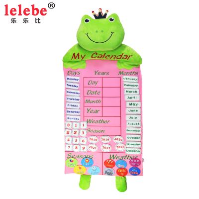 China Early Education Early Education Children Learning To Know Puppet Preschool Kindergarten Family Toys Calendar Teaching Aids Jigsaw Model for sale