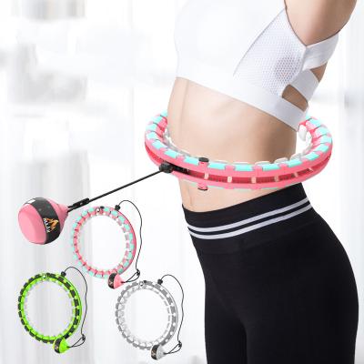 China Detachable Smart Polynesian Dance Circle Lose Weight Exercise Detachable Portable Sports Circle Weighted Polynesian Dance Ring Digital Circles for sale