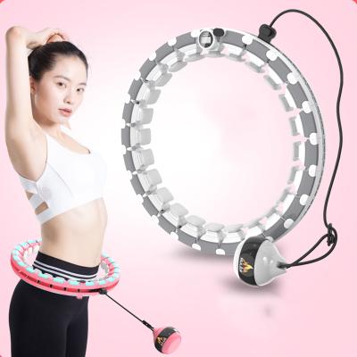 China Waist Detachable Portable Exercise Detachable Magnetic Polynesian Dance - Circle Fitnes Polynesian Dance Hoops 5 Pounds With Ball for sale