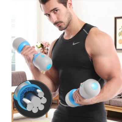 China Customized Lightweight Plastic Adjustable 5 Kg Weights Dumbbell Bodybuilding Plate Fitness Gym Equipment Weight Set for sale