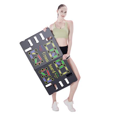 China Indoor Sport Item Updated Foldable Fitness Multifunctional Board Portable Resistance Bar Kit For Home Gym Women Muscle Bodybuilding for sale