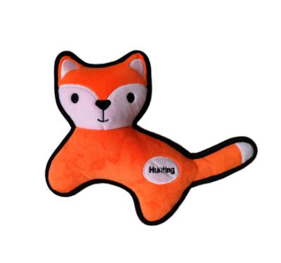 China Viable Dog Squeaky Toys Cute Fox Squeak Toys Durable Bite Resistant Interactive Toy for sale