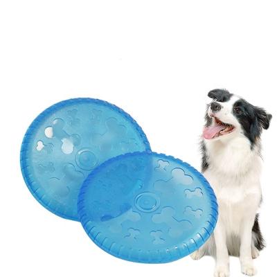 China New Design Sustainable Plastic Pet Dog Flying Disc Flying Disc Pet Training Toy Plastic Dog Water Floating Toy for sale