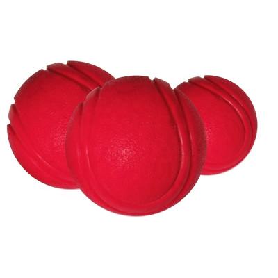 China Factory Wholesale Stocked Indestructible Eco-Friendly Solid Play Ball Dog Cheerful Training Chew for sale