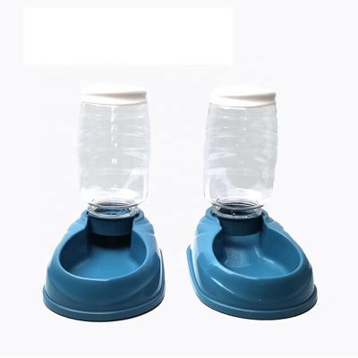 China Automatic Self-Dispensing Feeder Waterer Cat Dog Feeding Bowl Pet Water Food Dispenser 1.5L Large Capacity Gravity Feeder for sale