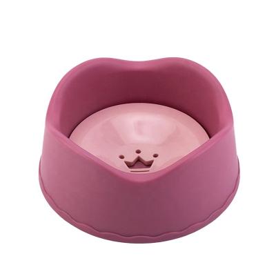 China Floating Pet Drinking Bowl Viable Without Splash Proof Pet Drinking Bowl Wet Mouth Bowl Drinking Bowl for sale