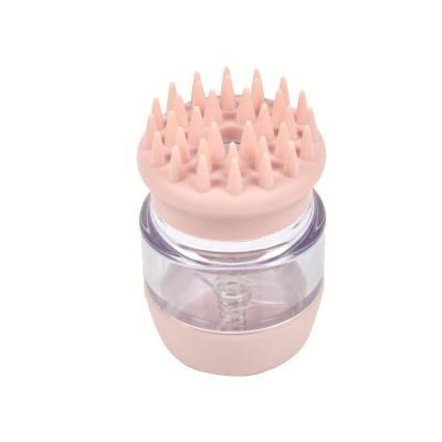 China Multi-functional Viable Pet Comb Bath Massage Brush Brush Double Head Can Store Bath Liquid Suitable For Massage Cleaning Hair for sale