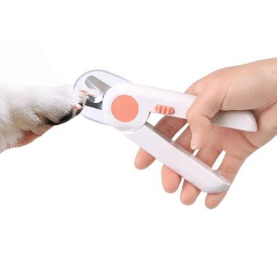 China Viable Dog Cat Nail Clippers Trimmers with LED Light Safety Guard to Avoid Too Deep Etching Nails, Stainless Steel Pet Nail Clippers for sale